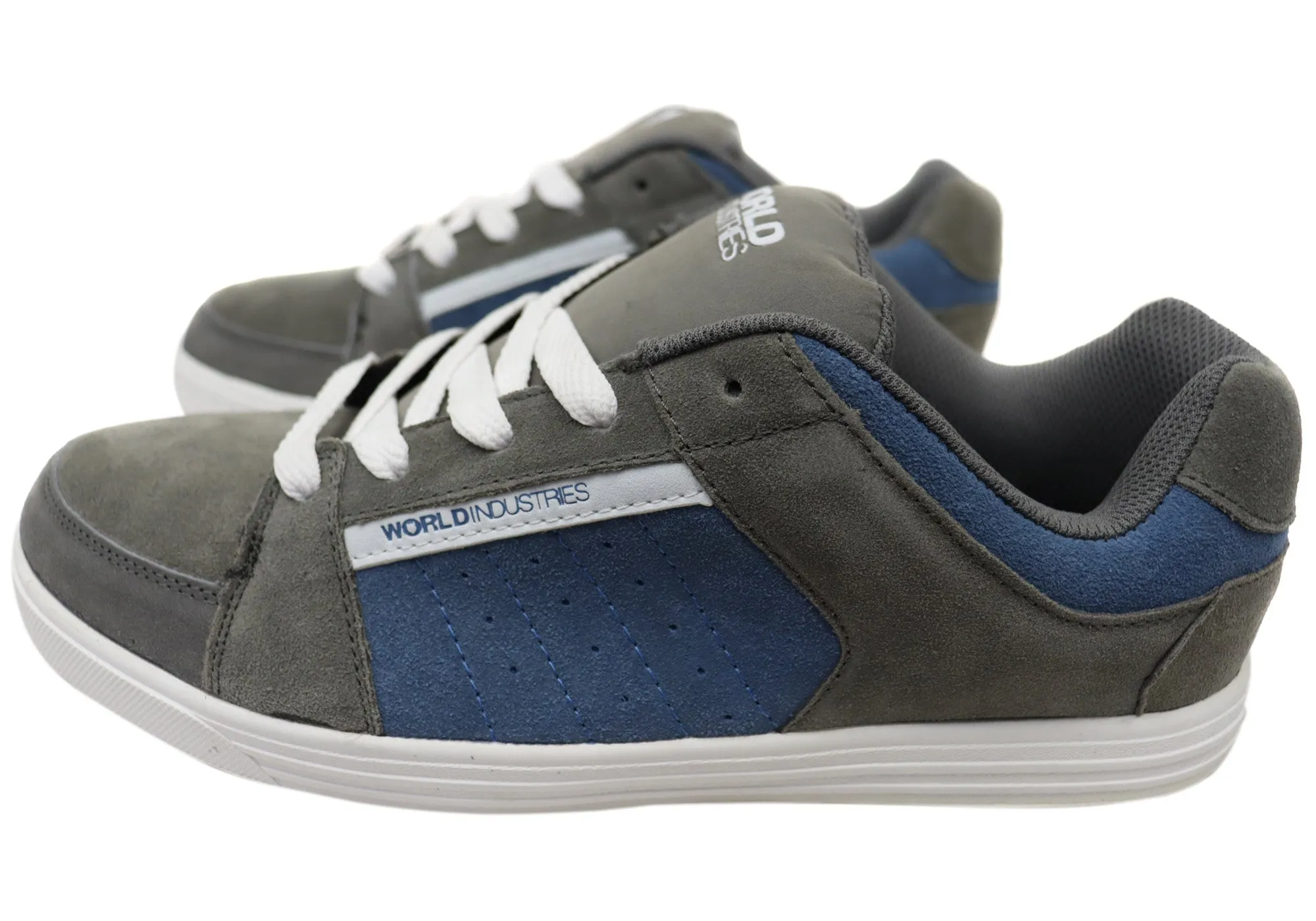 World Industries Victor Suede Mens Comfortable Lace Up Shoes