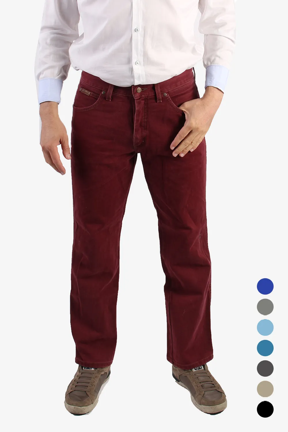 Wrangler Regular Fit Over Dye Jeans-1 - Pepper Tree London