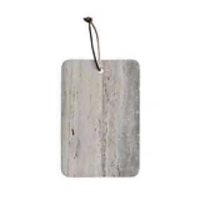 WS Travertine Cheese/Cutting Board w/ Leather Tie
