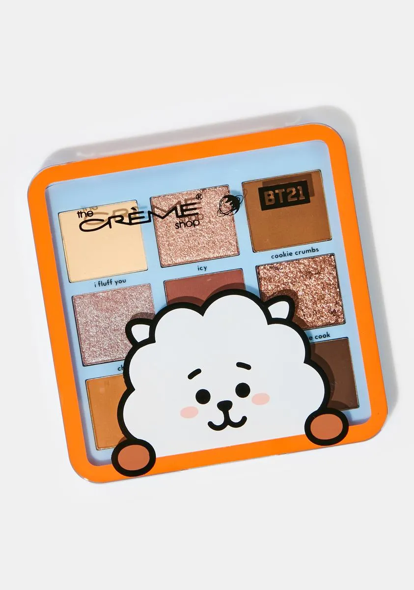 X BT21 The Right Fluff 9 Pan Eyeshadow Palette-