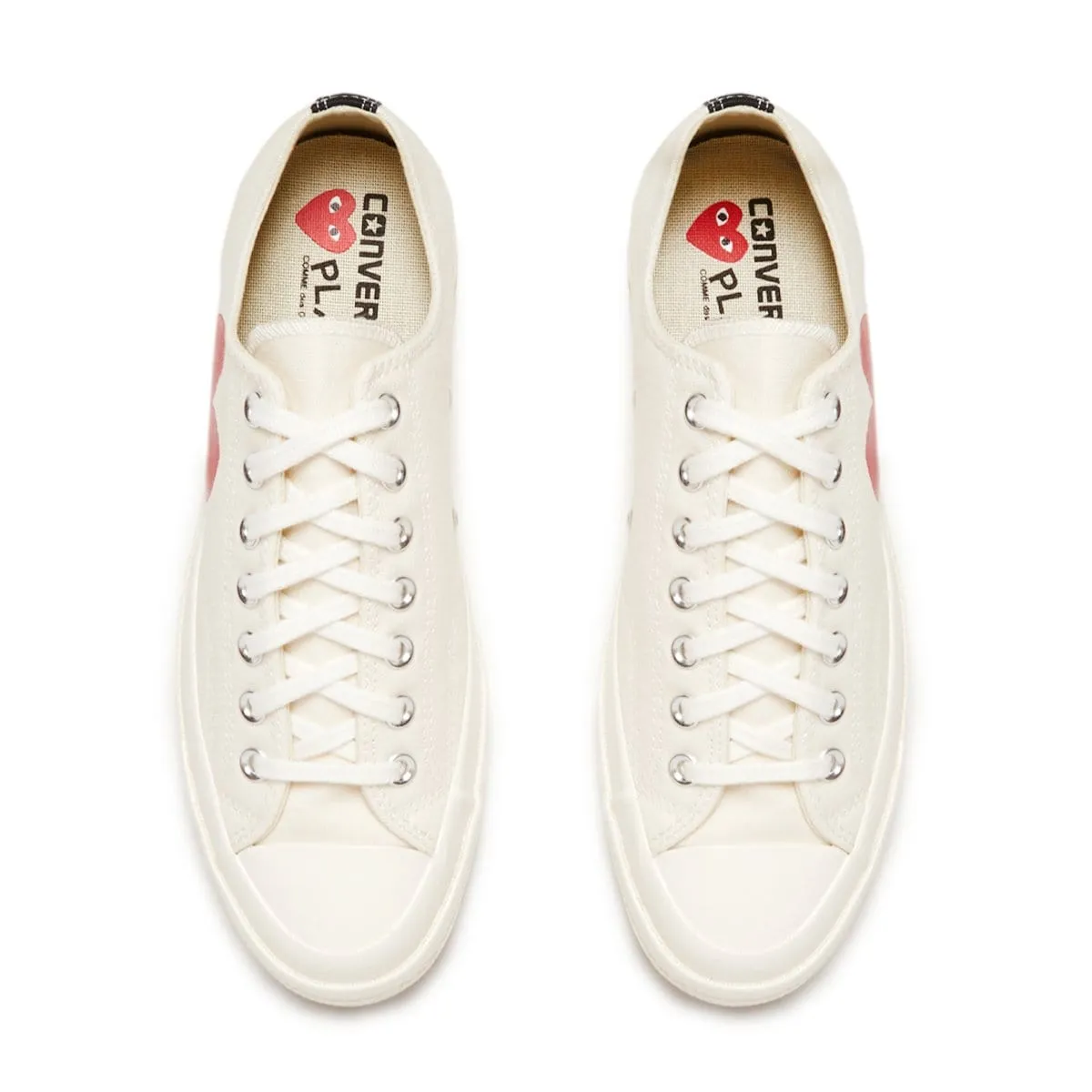 x CDG Play CHUCK TAYLOR LOW Beige