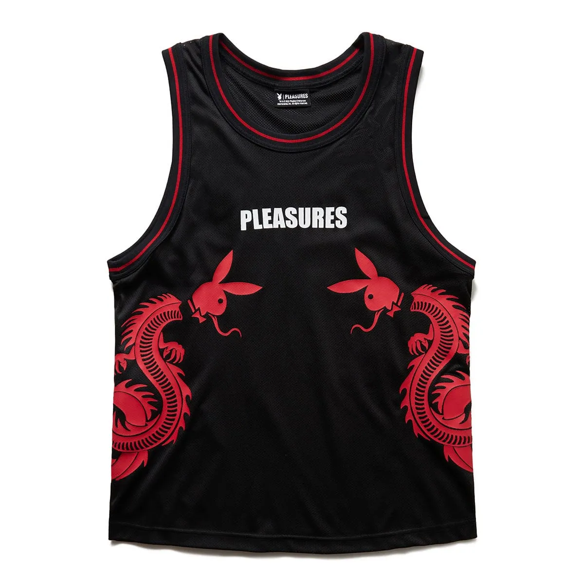 X PLAYBOY TAILS BASKETBALL JERSEY BLACK | Bodega