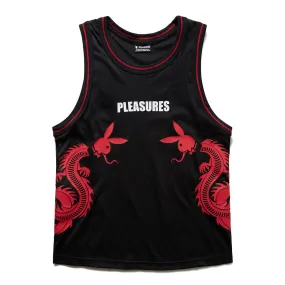 X PLAYBOY TAILS BASKETBALL JERSEY BLACK | Bodega