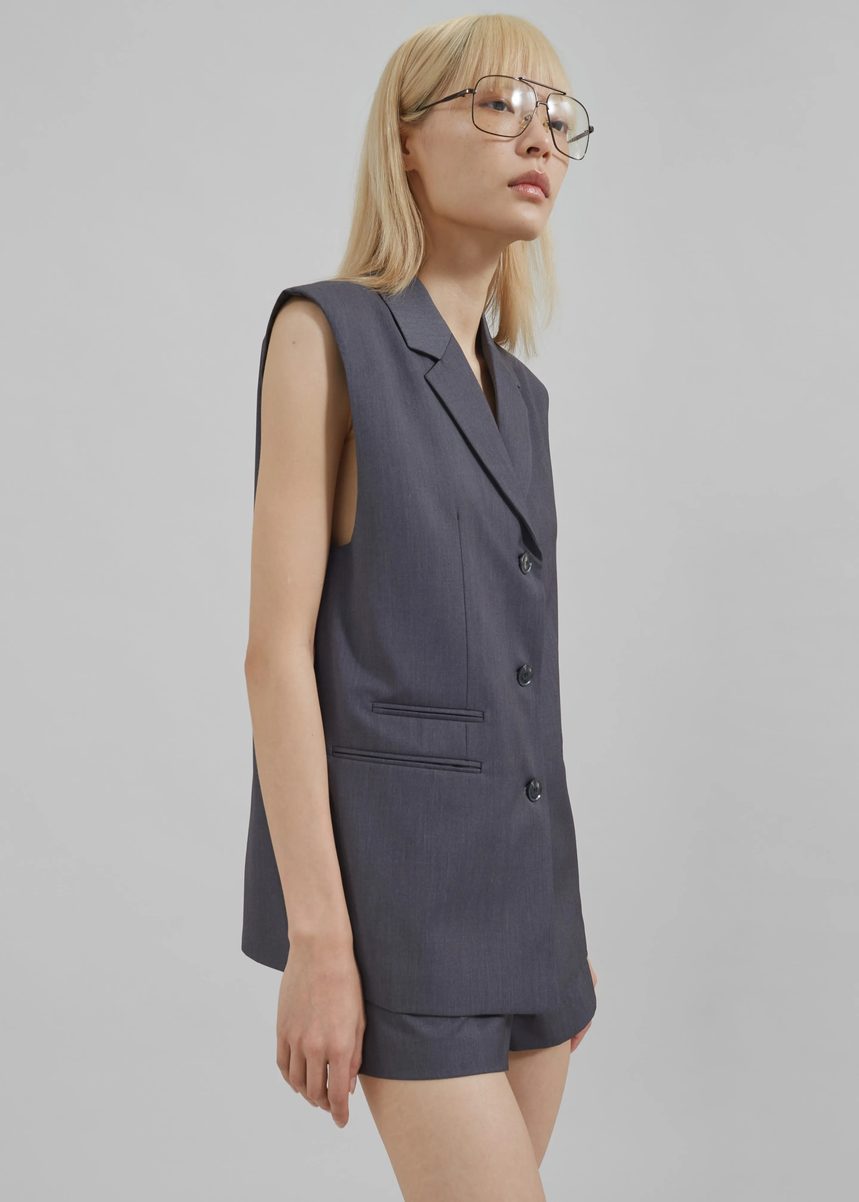 Xandra Vest - Grey