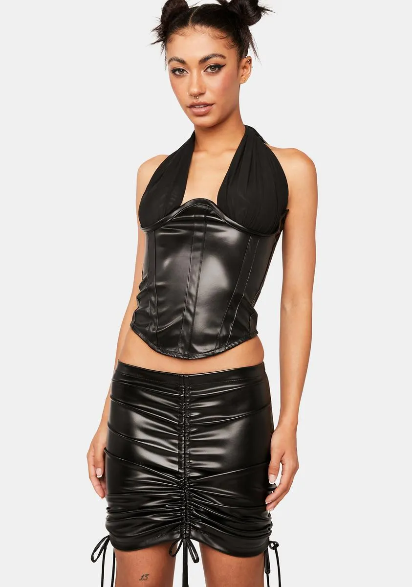 Yem Ruched Skirt-