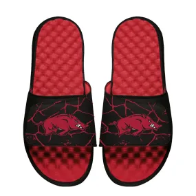 Youth ISlide Cardinal Arkansas Razorbacks Shattered Slide Sandals