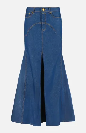    ZIMMERMANN   Denim Maxi Skirt