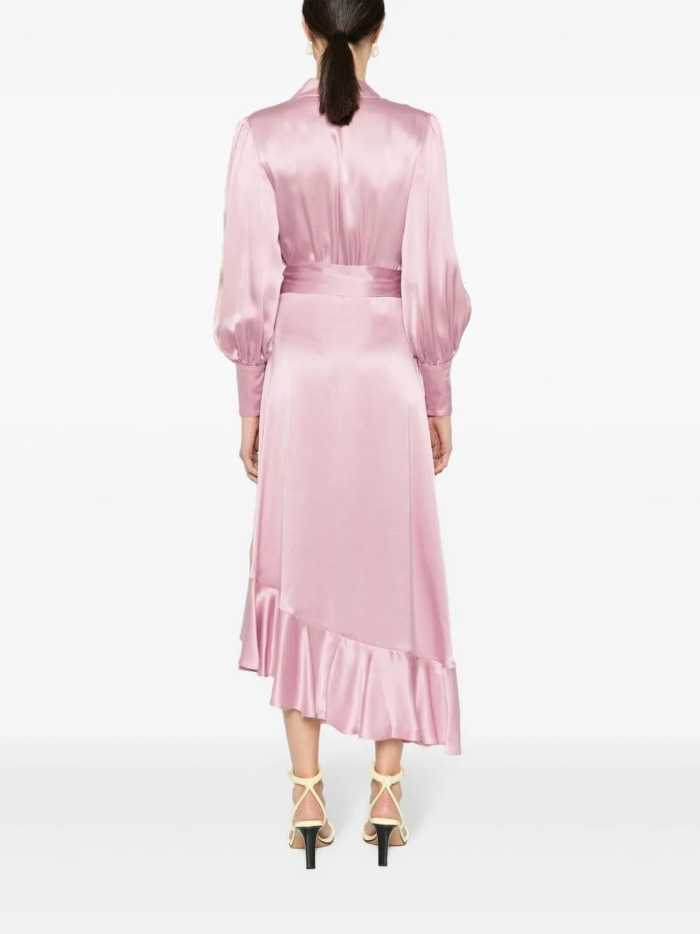 ZIMMERMANN    Zimmermann Silk Wrap Midi Dress