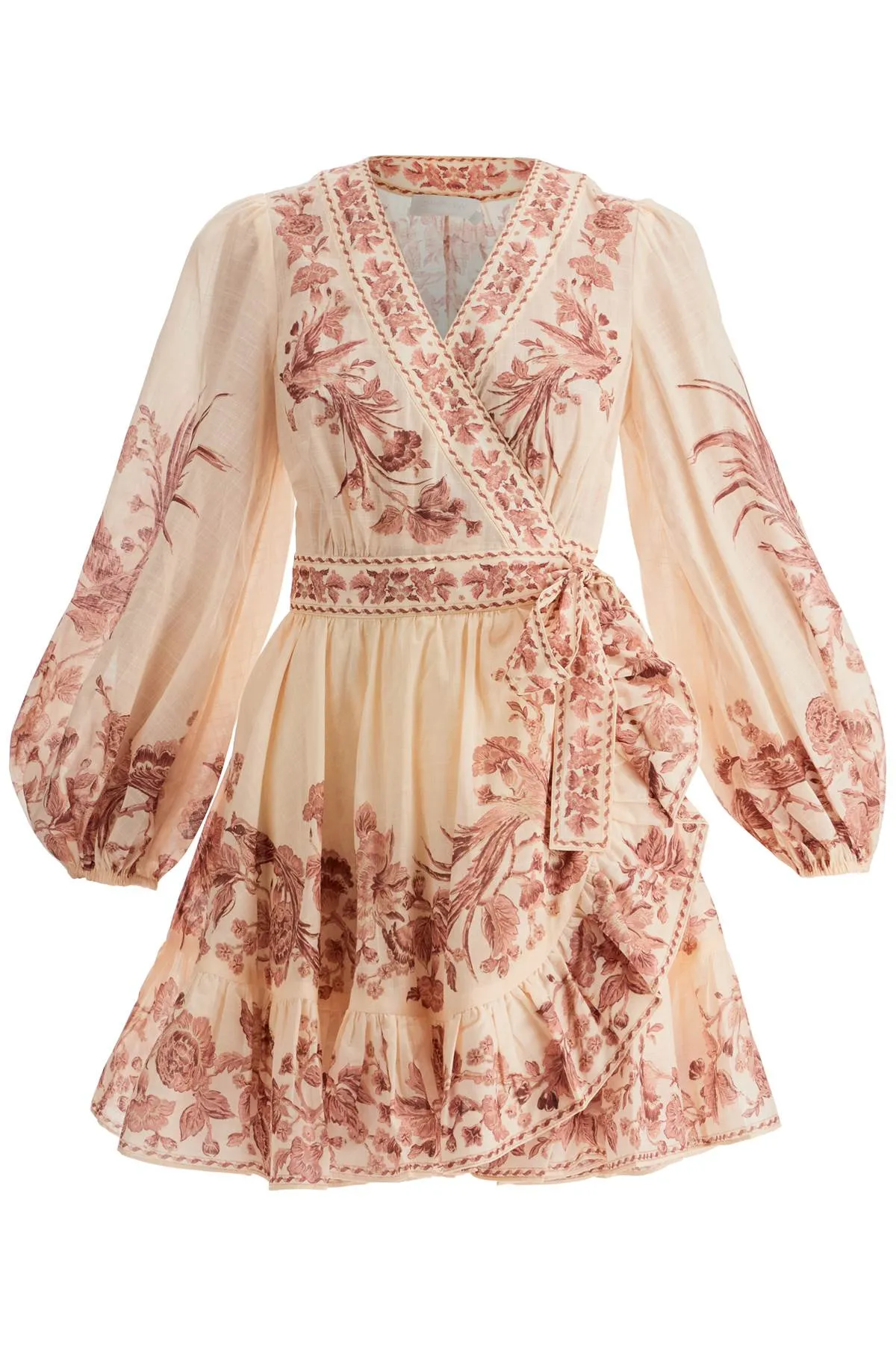 ZIMMERMANN    Zimmermann Waverly Wrap Mini Dress