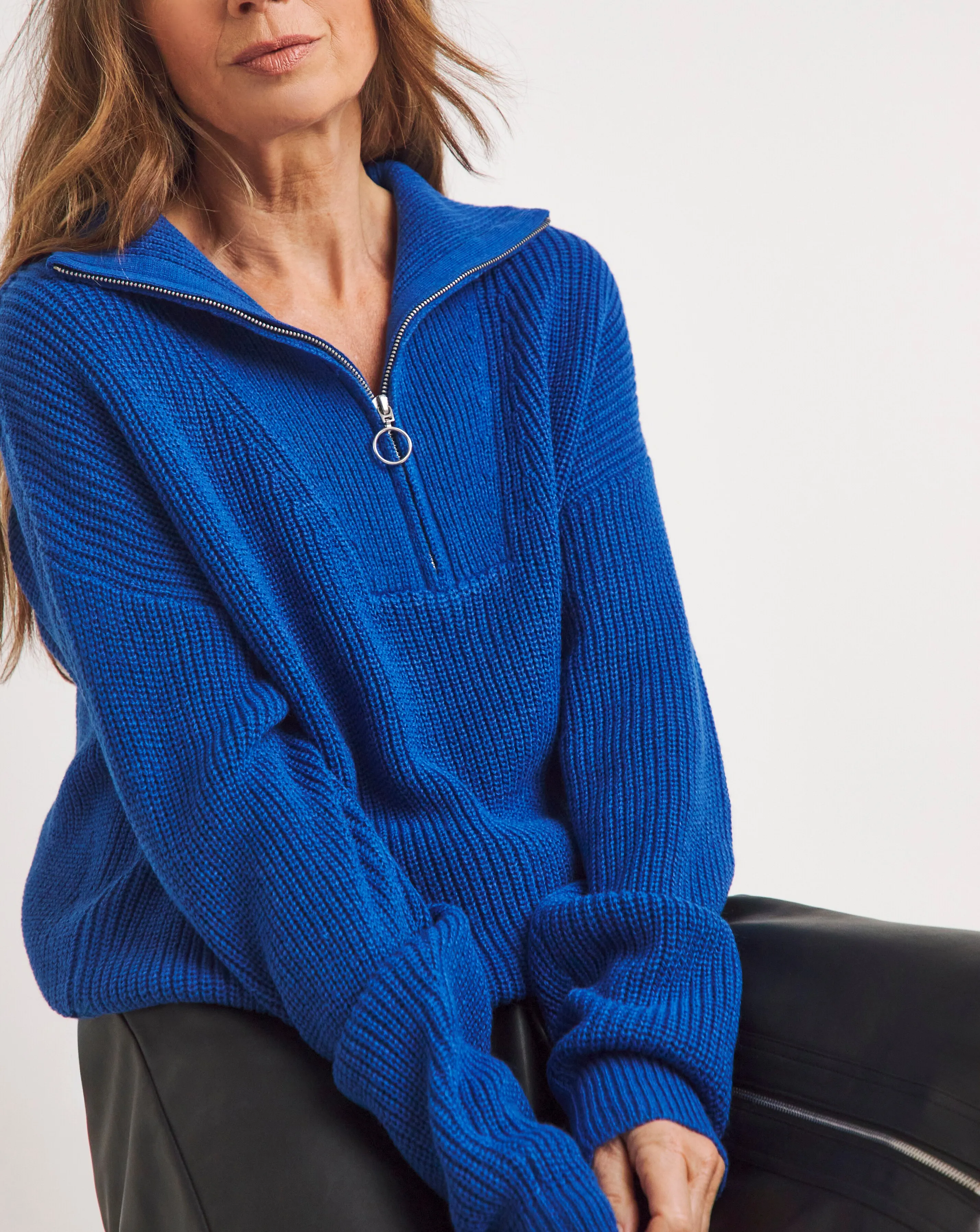 Zip Neck Jumper