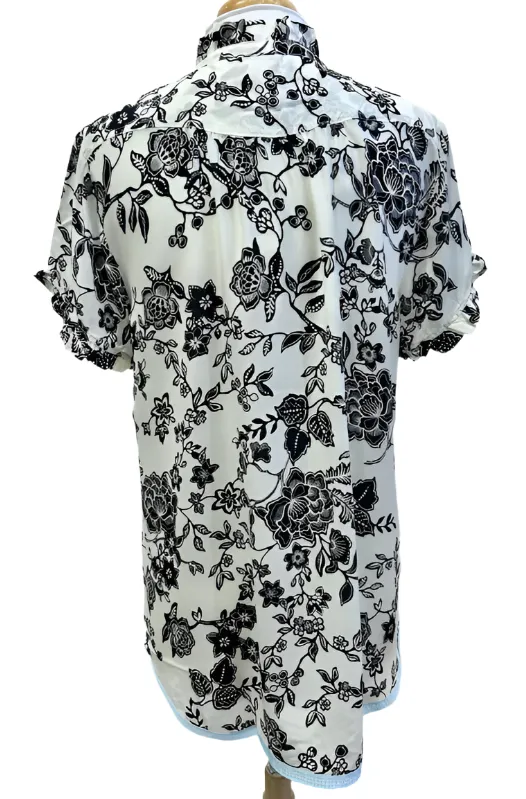 Zoli Tape Hem Tunic by Johnny Was in Vassilia